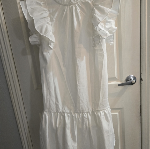 NWT Beautiful White dress by Camisa size M - Picture 8 of 9